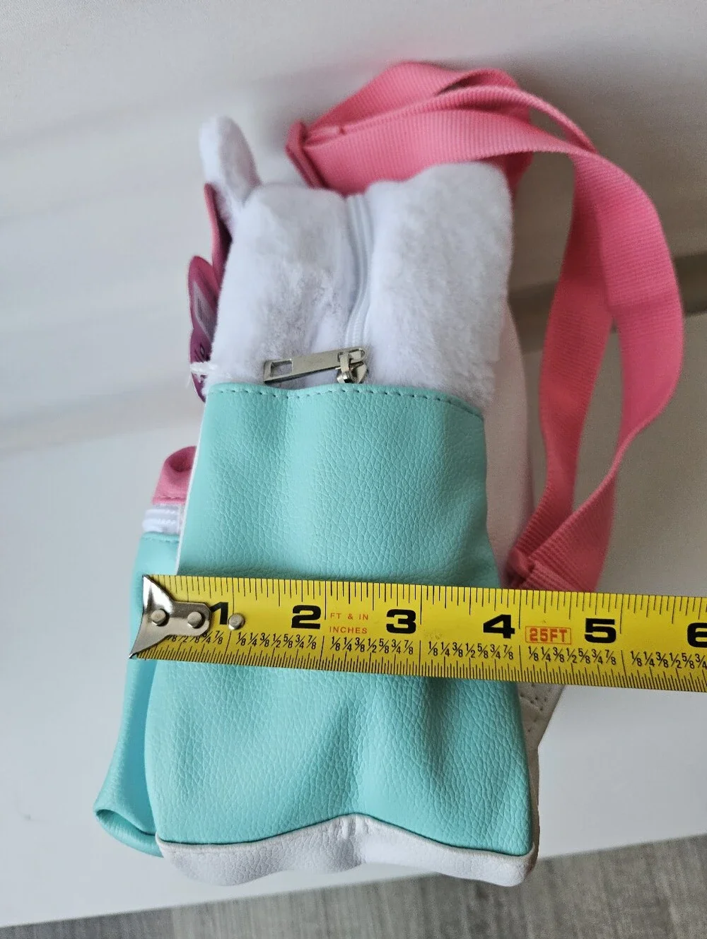 Sanrio Hello Kitty Plush Mini Backpack Teal Pink NWT